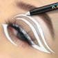 1pc Colourful Eyeliner Pen,High Pigmented Pearly Glitter&Shimmer Metallic Eyeliner Stick, Long Lasting Waterproof White Black