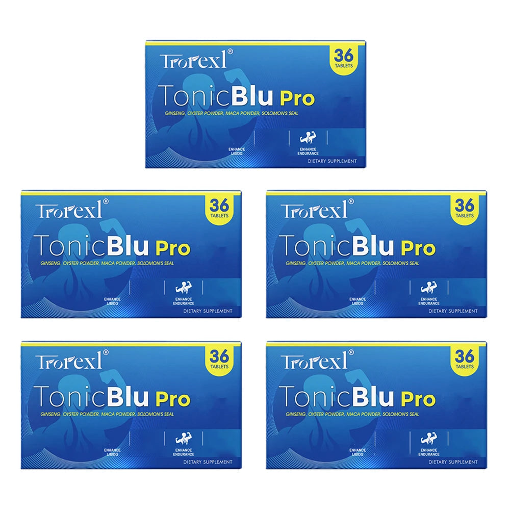 Trorexl-Tonic Blue Pills 36 Tablets - Advanced Male Performance Rock-Hard Stamina Flow Booste| Lab Certified Tested