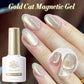 BORN PRETTY 10ml Flow Light White Cat Magnetic Gel Nail Polish Ultra Shine Soak Off UV Gel Mirror Glass Bead Gel Nail Art