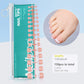 Nailpop 150Pcs Toe Nail Tips Short French Tip Press On Toenails Pink Soft Gel Toe Nail Tips Soak Off Fake Toe Nail Extensions