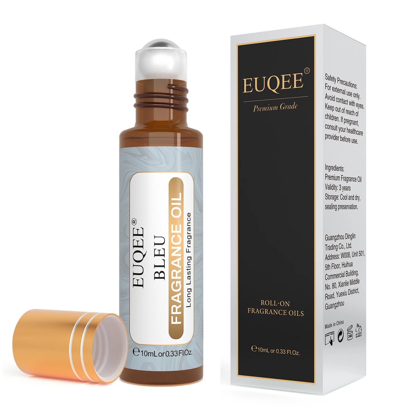 EUQEE 3pcs/1pcs Men's Fragrance Oil Leather Sweet Tobacco Dragons Blood Vanilla Musk Oud Wood Coffee Aromatherapy Perfume Oils