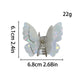 Colorful Fairy Butterfly Hair Claw Acetate Sweet Princess Butterfly Crab Hair Clips for Women Girls Hairpin Hair Accessories