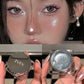 Glitter Punk Smoky Black Eyeshadow Gel Makeup Palette Metallic Dark Silver Wet Eyes Shadow Highlighter Pearl Pigments Cosmetics