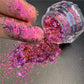 Sparkly Chameleon Nail Opal Flakes Magic Mirror Aurora Thick Nail Sequins Pigment Eye shadow Colorshift Mermaid Nail Chrome Dust