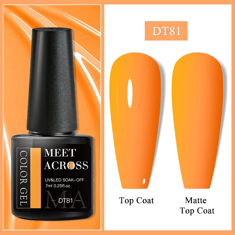 MEET ACROSS Pink Red Cat Eye Gel Nail Polish 7ml Jelly Amber Cat Magnetic Gel Nail Soak Off UV LED Semi Permanent Gel Nail Art