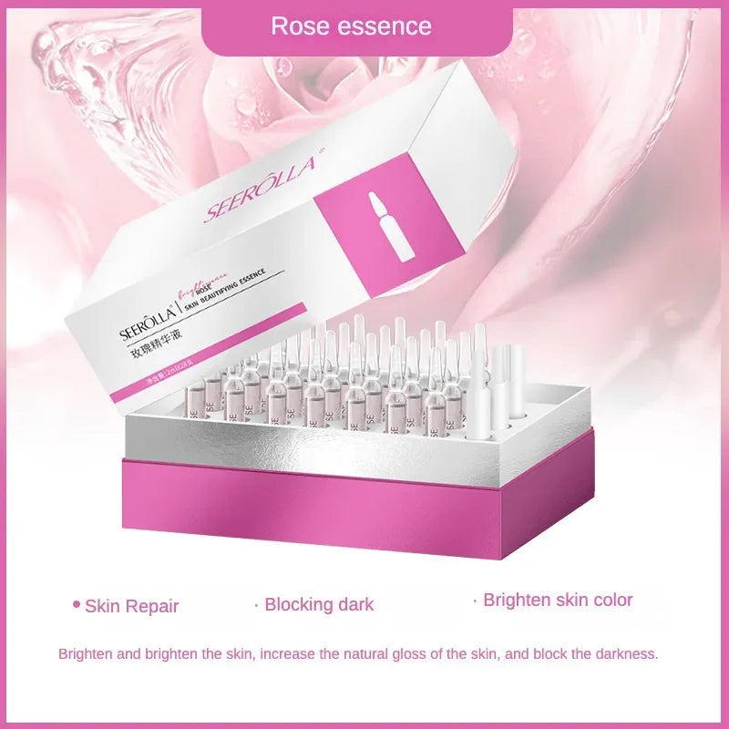 Hyaluronic Acid Peptide Whitening Serum Remove Dark Spots Melanin Brighten Shrink Pores  Moisturizing Fade Fine Lines