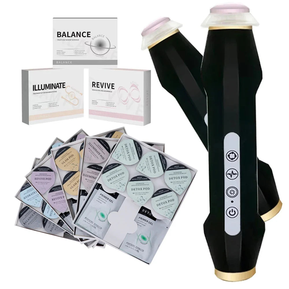 7 Types Oxygen Jet Spa Capsule Serum Gel Facial CO2 Oxygen Bubble Machine Facial Massage Exfoliate Rejuvenation Beauty Device