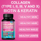 Collagen Peptide Supplement, Anti-Aging, Youthful Glow, Skin Elasticity, Strong Joints, Healthy Hair Growth, Healthy Nails