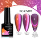 LILYCUTE 7ML Auroras Glitter Thermal Gel Nail Polish Temperature Color Changing Semi Permanent Soak Off Nail Art UV Gel Varnish