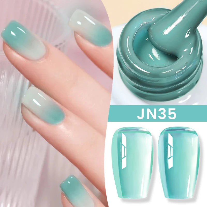 BORN PRETTY 10ml Flow Light White Cat Magnetic Gel Nail Polish Ultra Shine Soak Off UV Gel Mirror Glass Bead Gel Nail Art