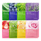 8pcs Natural Plant Face Mask Beauty Skincare Facial Masks Moisturizing Firming Hydrating Facial Mask Face Care Korean Cosmetics