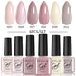 LILYCUTE 6PCs/Set Gel Nail Polish Set Kit Glitter Nail Gel Sequin Vernis Semi Permanent For Manicure Varnish UV LED Nail Art Gel