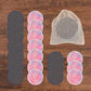 20Piece/Pack Makeup Remover Pads Washable Rounds Cleaning Cotton Reusable Facial Make Up Removal Pads Tool Matching Mesh Bag