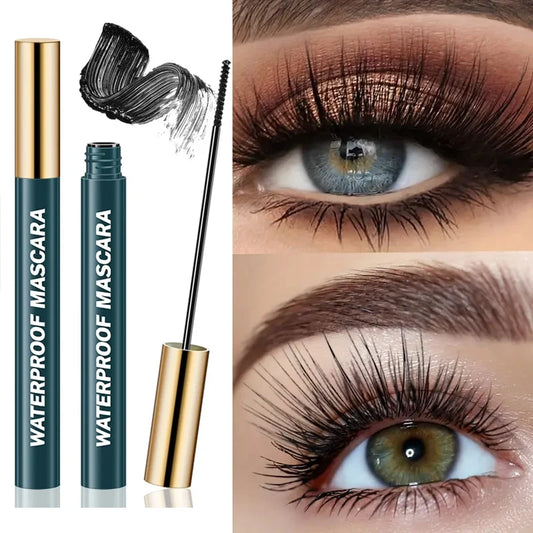 Ultra Fine Volumizing Mascara -Natural Effect， Waterproof & Sweat Proof, Long Lasting-Perfect Festivals and Special Occasions