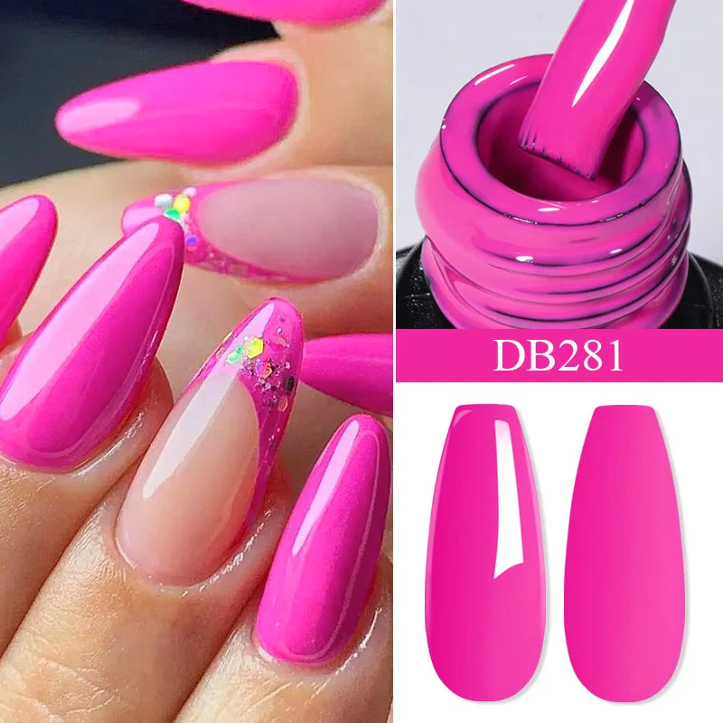 7ml Sparkling Glass Bead Cat Magnetic Gel Nail Polish Flash Black Spar Red Color Semi Permanent Soak Off UV Summer Gel Varnish