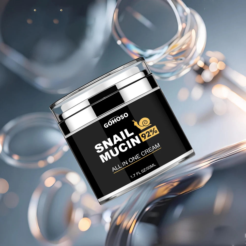 ENVISHA Skin Care Snail Mucus Facial Cream Firming Whitening Anti-Aging Moisturizing Hydrating Beauty Health Shrink Pores
