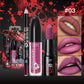 Long Lasting Velvet Lipstick Set Matte Non Transfer Waterproof Lip Gloss Liner Combo High Color Intensity Halloween Makeup