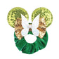 Disney Mouse Ears Velvet Scrunchies Hairband Women Elastic Ponytail Holder Girls Sequin Bow 2023 Kids Party DIY Hair Accessories