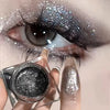 Glitter Punk Smoky Black Eyeshadow Gel Makeup Palette Metallic Dark Silver Wet Eyes Shadow Highlighter Pearl Pigments Cosmetics
