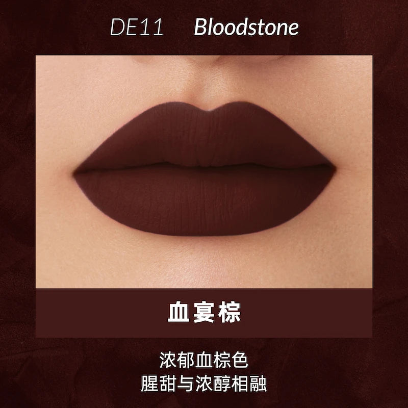 Kaleidos Lipstick Lip Cream Matte Velvet Nude Colours Lip Mud Waterproof Lip Gloss Long Lasting Lip Stain