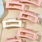 7 Pcs Big Hair Claw Clips 3.4" Non-slip Big Square Matte for Women Girls, Strong Hold Banana Clips for Thick Thin Hair