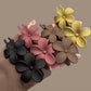 Frosted Flower Hair Clip Claws Matte Hair Claw Clips For Women Girls Thin Thick Curly Hair Girls Kids Hair Accessories Barrettes