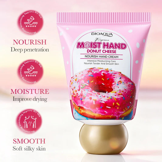 BIOAQUA Donut Hand Cream Moisturizing Nourishing Anti-aging Anti Wrinkles Whitening Creams Hands Skin Care Products