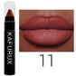 15 Colors Nude Velet Matte Lipstick Pencil Waterproof Long Lasting Red Brown Pink Lip Liner Pen Non-Stick Cup Makeup Lip Tint Pe