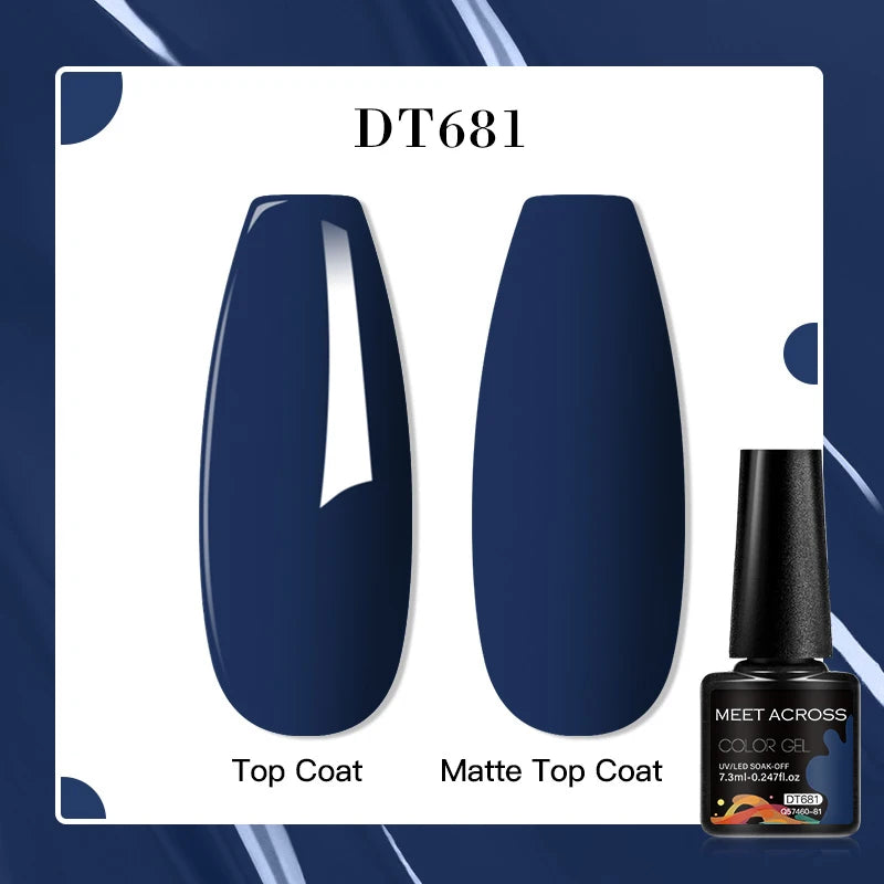 MEET ACROSS 7ml Golden Cat Magnetic Gel Nail Polish Dark Brown Red Green Christmas Nail Art Varnish Winter Autumn For Nails