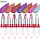 Metallic Lipstick Blue Purple Chameleon Lipstick Glitter Diamond Shimmer Color Changing Lip Gloss Pearl Shine Charming Makeup