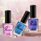 Laser Glitter Nail Polish Rainbow Nail Polish 8ml Laser Varnish Shining Glitter Nails 3-in-1 Water Based Nagel Nail Art Tools