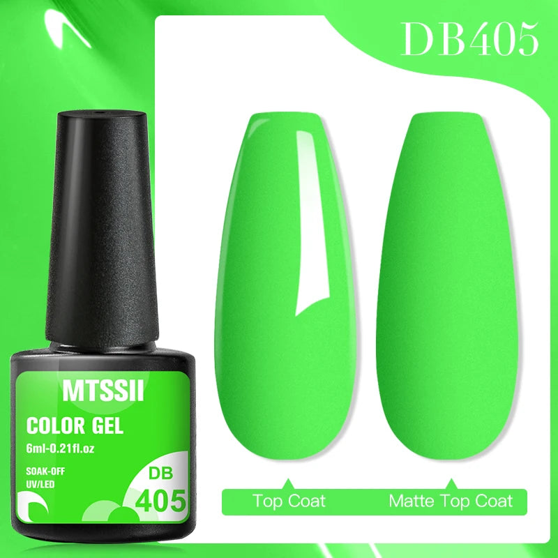 Mtssii 7ML Colorful Reflective Gel Nail Polish Glitter Sparkling Flash Glitter Gel Polish Semi Permanent Varnish Soak Off Nails