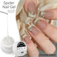 LILYCUTE Black White Spider Drawing Gel Nail Polish DIY Painting Outline Soak Off UV Gel Varnishes Wire Liner Nail Art Supplies