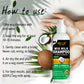 GOIPLE Natural Coconut Oil Wig Milk Shampoo Smooth Repair Moisturizes Frizzy Hair for Wigs Wave 2 in 1 Wig Wash Care Product