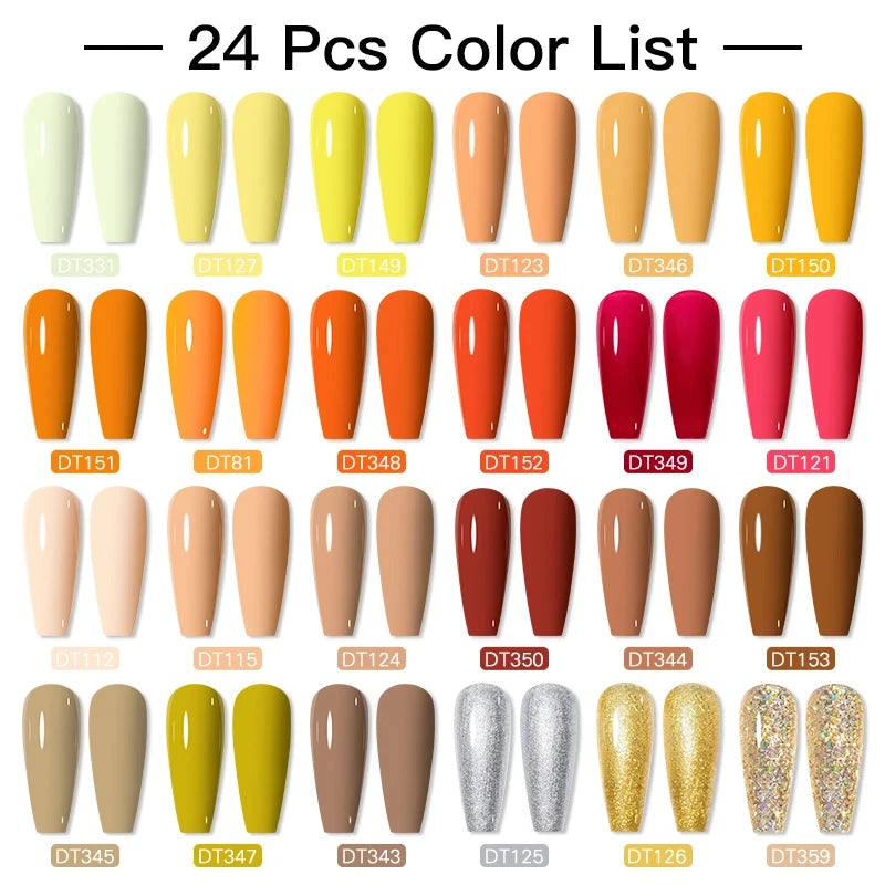 140/160pcs Colorful Gel Nail Polish Set Nail  Art Semi-permanent Varnish Soak Off Uv LED Gel Professional Manicure Set Nails Kit