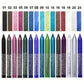 Smudge-Proof High-Shine Waterproof Eyeliner Pencil - Long-Lasting, Ethically Made, Black & Multicolor Options