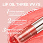 QIBEST Crystal Jelly Moisturizing Lip Oil Plumping Lip Gloss Makeup Sexy Plump Lip Glow Oil Tinted Lip Plumper Lip Care 6 Colors
