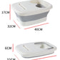 Foldable Footbath Massage Bucket Soaking Bucket Folding Basin Spa Foot Bath Bucket Household Sauna Bathtub Pedicure Bath Bathtub