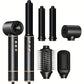 5 in 1 Hair Dryer Brush High Speed Brushless Blow Dryer Negative Ionic Hair Heating Brush Hot Air Styling Comb Auto Hair Curler