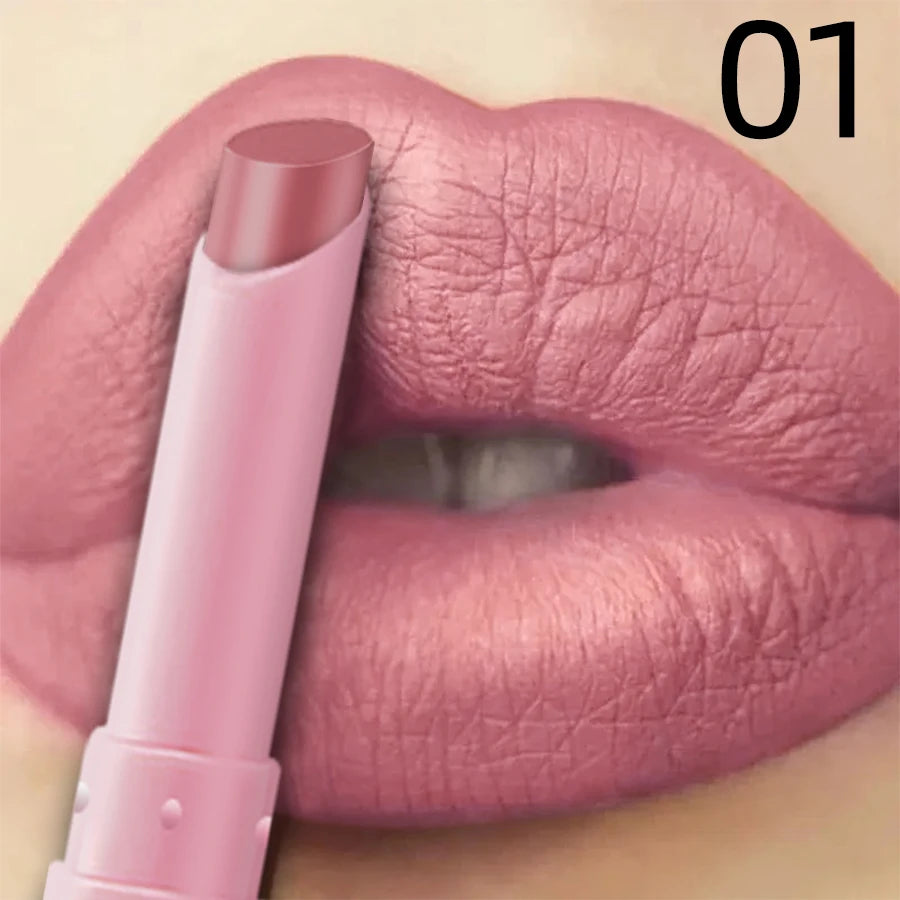 15 Color Cigarette Velvet Matte Waterproof Lipstick Long-lasting Lip Gloss Lip Makeup  Red Brown Pink Lip Liner Pen  Lip Tint