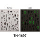 Halloween Nail Stickers - 3D Glow in Dark Cute Ghost Design Luminous Self Adhesive Nail Decals for Halloween