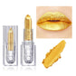 High-pigmented Gold Lipstick Shiny Metallic Matte Velvet Waterproof Long Lasting Sexy Gold Lip Gloss Women Lip Makeup Halloween