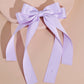 Lystrfac Fashion Fabric Ribbon Hair Bow Hairpin for Women Girls Hair clips Back Head Top Clip Female Hair Accessories