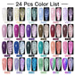 140/160pcs Colorful Gel Nail Polish Set Nail  Art Semi-permanent Varnish Soak Off Uv LED Gel Professional Manicure Set Nails Kit