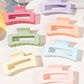 7 Pcs Big Hair Claw Clips 3.4" Non-slip Big Square Matte for Women Girls, Strong Hold Banana Clips for Thick Thin Hair