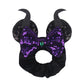 Disney Mouse Ears Velvet Scrunchies Hairband Women Elastic Ponytail Holder Girls Sequin Bow 2023 Kids Party DIY Hair Accessories