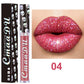 8 Colors Shiny Lip Gloss Laser Skull Diamond Phantom Metal Lipgloss Cosmetic Makeup Beauty Tools For Women Girls