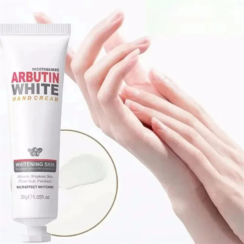 Whitening Hand Cream Niacinamide Arbutin Moisturizing Nourishing Exfoliating Calluses Anti-Chap Drying Crack Repair Body Care