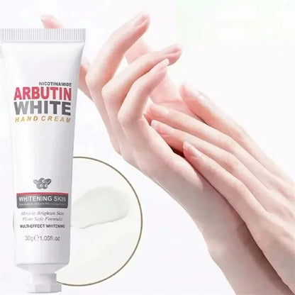 Whitening Hand Cream Niacinamide Arbutin Moisturizing Nourishing Exfoliating Calluses Anti-Chap Drying Crack Repair Body Care