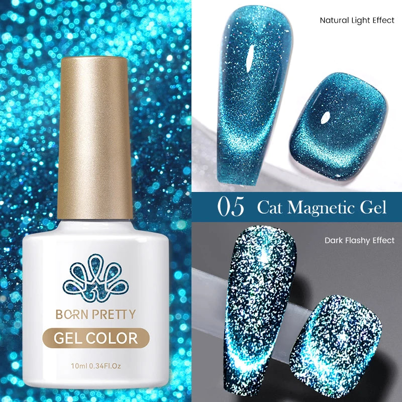 BORN PRETTY 117 Colors Cat Magnetic Gel Nail Polish 10ml Full Coverage Varnish Semi Permanent Super Gorgeous Nails Manicure